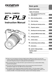 E-PL3 Instruction Manual EN