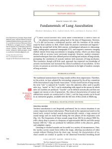 Nejm Fundamentals of Lung Auscultation.V1