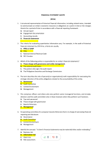 Auditing Theories practice