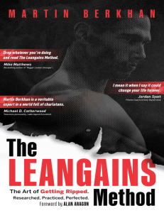 The Leangains Method