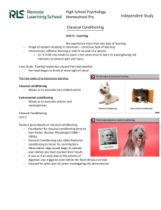 classical-conditioning-independent-study-notes