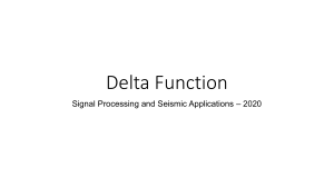Class 2020 - 03 - Delta Function