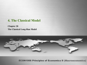 4. The Classical Model