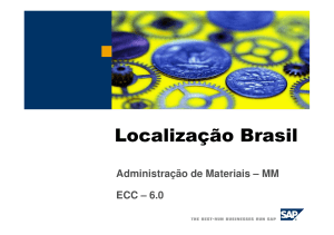 Processo e Localizacao Brasil MM SAP