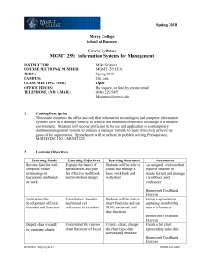 2018-MGMT255- DFA Syllabus Spring