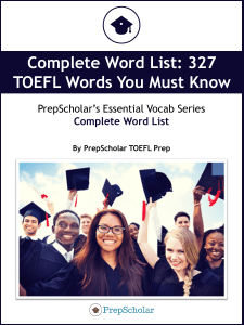 TOEFL-Vocab-Word-List