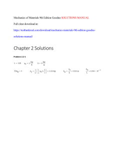 Mechanics of Materials 9th Edition Goodno Solutions Manual ( CPENTalk.com )