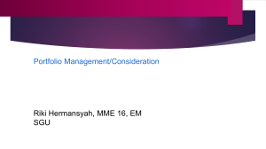 Tugas FE - Riki Hermansyah - MME16 - EM - Portofolio Management & Consideration