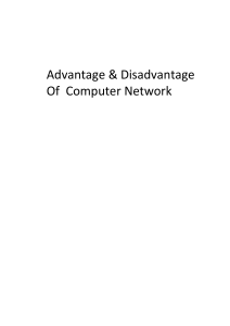 Advantages of Network2