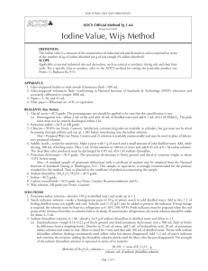 iodine-value compress
