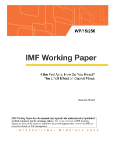 （加息外溢性）IMF-If the Fed Acts， How Do You React