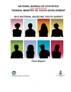 2102 National Baseline Youth Survey Report 1