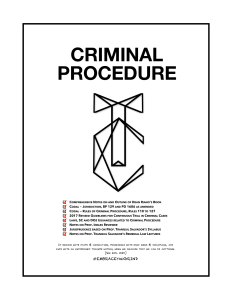 Criminal Procedure - Clarence Tiu Reviewer