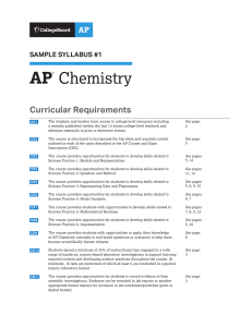 AP-Chemistry Syllabus