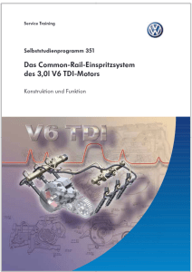 Das Common-Rail-Einspritzsystem des 3,0l V6 TDI-Motors - PDF Kostenfreier Download