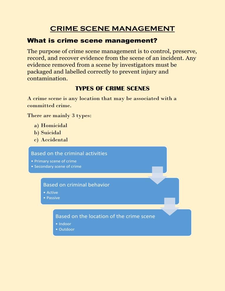 crime-scene-management