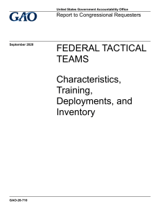 Federal Tac Teams SEP 2020