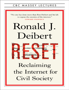 Reset: Reclaiming the Internet for Civil Society