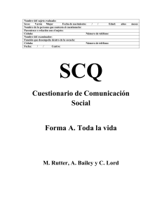 SCQ Cuestionario de Comunicacion