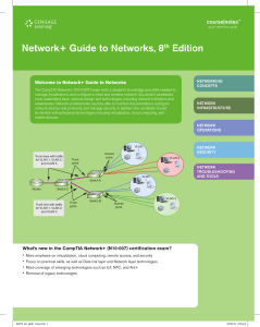 CourseNotes Network plus 8e