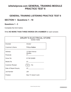 General training question paper test 6