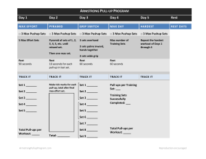 Armstrong Pullup Program