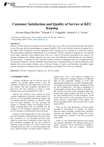 KFC Customer Satisfaction Case Study