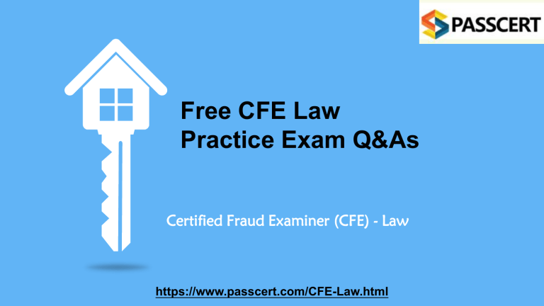 Customizable CFE-Law Exam Mode