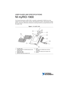 MyRIO 1900 manual