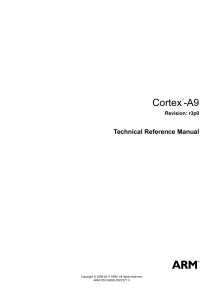 #Cortex A9 - Technical manual