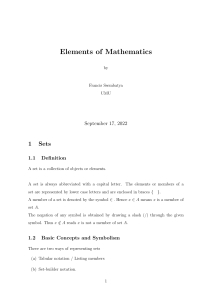 Elements of Maths -Alfred Notice Package 2022