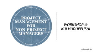 PROJECT MANAGEMENT