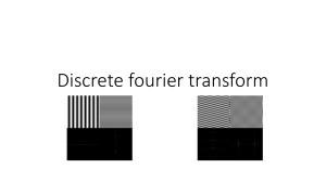 Fourier transformations