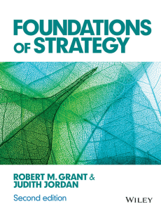 Foundations of Strategy 2nd Edition Robe