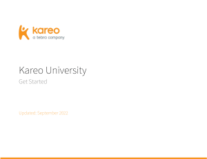 Kareo University Get Started