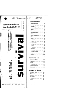 Air Force Survival Manual