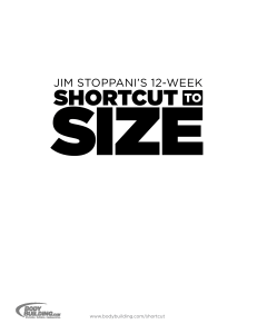 Jim Stoppani Shortcut to Size