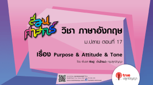 เทคนิคการหา Purpose and Tone