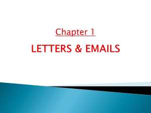 C1-Letters & emails