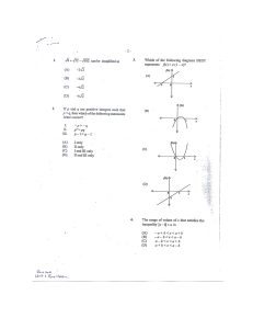 June 2011 CAPE Pure Mathematics U1 P1