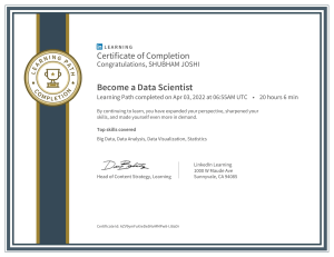 CertificateOfCompletion Become a Data Scientist