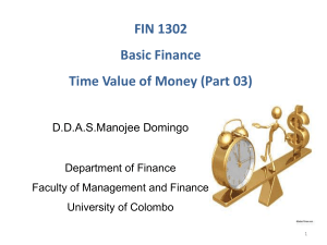 Time value of money-Lecture 03(2)