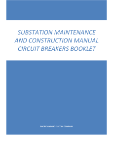 Substation Circuit Breaker Maintenance Manual