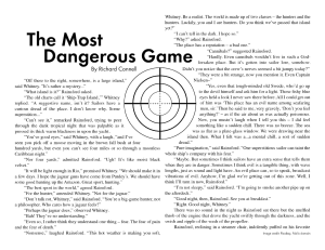 PHOENIX SCOTT -The Most Dangerous Game lesson materials