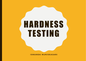 2. Hardness Testing
