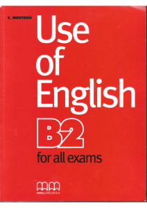Use of English B2 for all exams SB