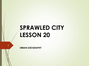 Sprawled City; Lesson 21