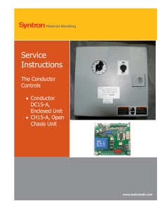 Syntron 156447 Manual