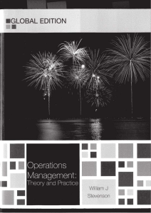 Operations Management Textbook: Theory and Practice