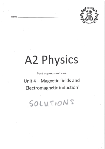 b fields and induction aqa ms